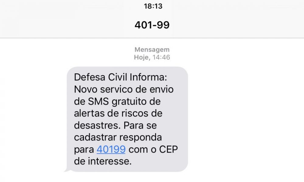 Defesa Civil Do Df Adere A Sistema De Alertas Via Sms