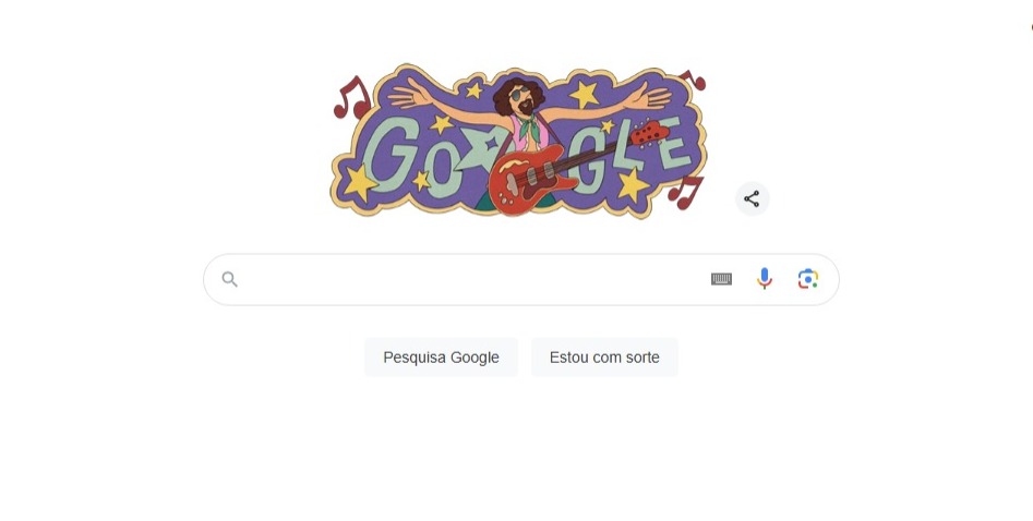 Google Doodle Raul Seixas