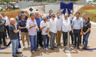 Governador Ibaneis Rocha inaugura novo complexo viário do Riacho Fundo