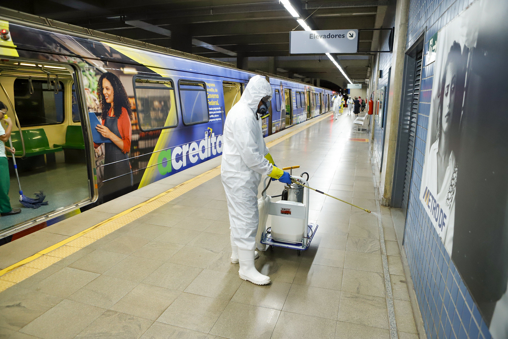 combate à dengue Metrô-DF